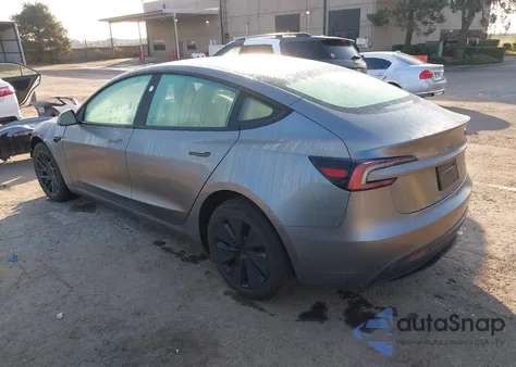 2025 Tesla Model 3 Long Range All-Wheel Drive from USA, damaged, VIN 5YJ3E1EB4SF875083